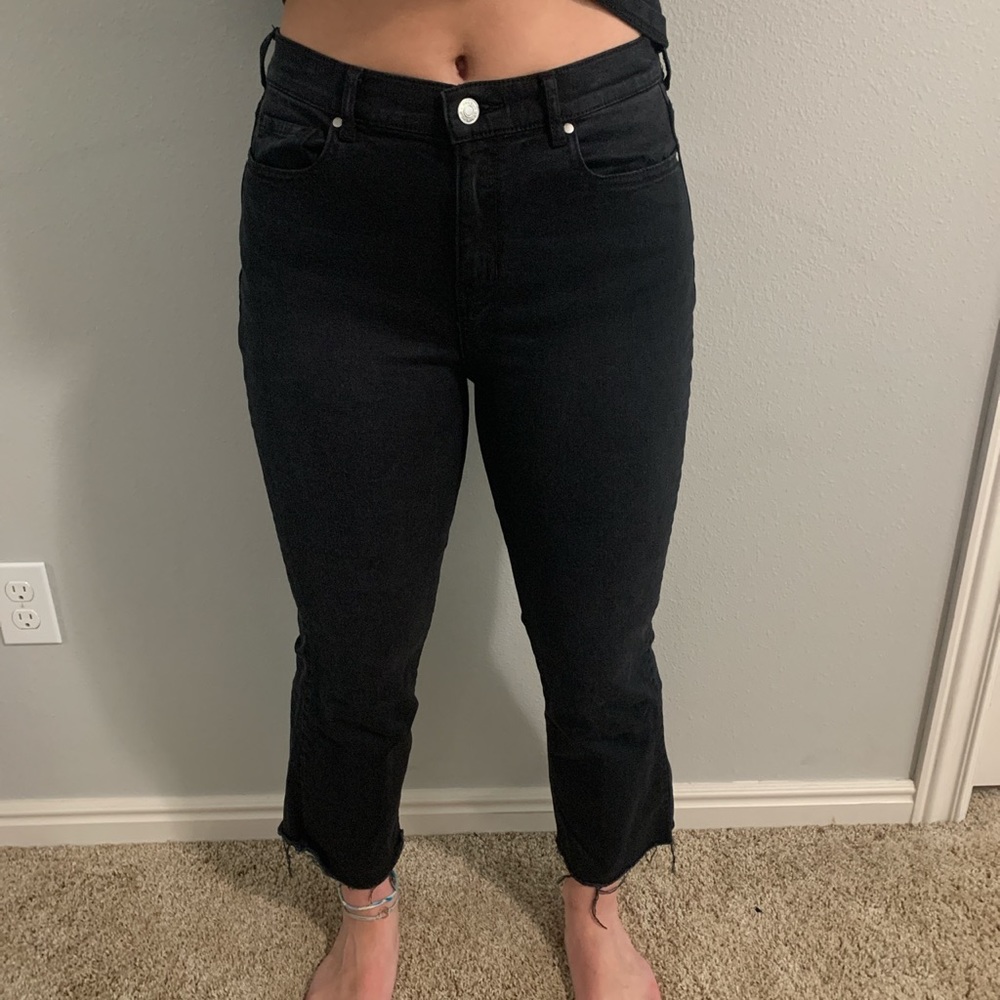 Pacsun black wide cut jeans